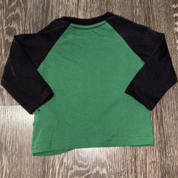 One Lucky Dude St. Patrick's Day Green and Black long sleeve top - Picture 2 of 5
